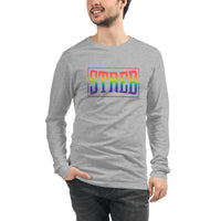 STREB Rainbow Pride Classic Logo Unisex Long Sleeve Shirt