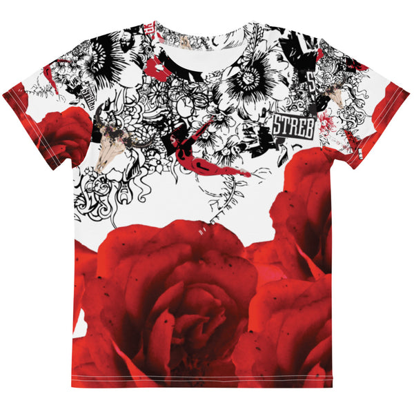 STREB/Voodo Fé Floral Graffiti Youth T-Shirt (Sizes 2T-7)