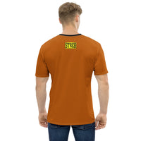 STREB/Voodo Fé Flying Machine Fall Colors Collection Men's T-shirt-Burnt Orange