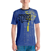 STREB/Voodo Fé Flying Machine Fall Colors Collection Men's T-shirt-Blue