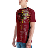 STREB/Voodo Fé Flying Machine Fall Colors Collection Men's T-shirt-Burgundy