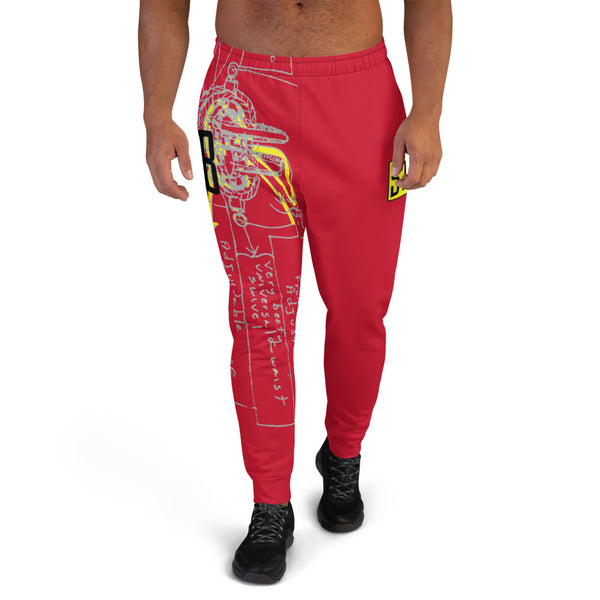 STREB/Voodo Fé Flying Machine Fall Colors Collection Men's Joggers-Red