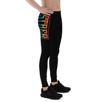 STREB Rainbow Pride Classic Logo Men's Leggings