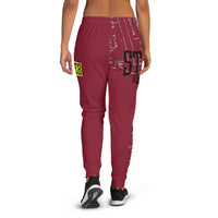 STREB/Voodo Fé Flying Machine Fall Colors Collection women's Joggers-Burgundy