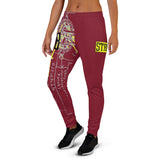 STREB/Voodo Fé Flying Machine Fall Colors Collection women's Joggers-Burgundy