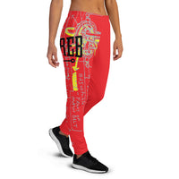 STREB/Voodo Fé Flying Machine Fall Colors Collection women's Joggers-Red