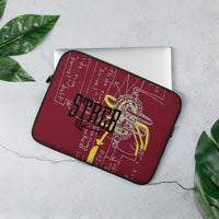 NEW!  STREB/Voodo Fé Flying Machine Fall Colors Collection Laptop Sleeve Rust