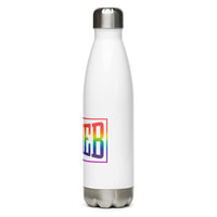 STREB Rainbow Pride Classic Logo Stainless Steel Water Bottle