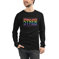 STREB Rainbow Pride Classic Logo Unisex Long Sleeve Shirt