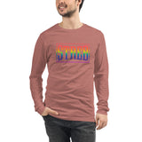 STREB Rainbow Pride Classic Logo Unisex Long Sleeve Shirt