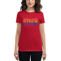 STREB Rainbow Pride Classic Logo Women's short sleeve t-shirt