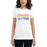 STREB Rainbow Pride Classic Logo Women's short sleeve t-shirt