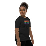 STREB Rainbow Pride Classic Logo Unisex Youth Short Sleeve T-Shirt