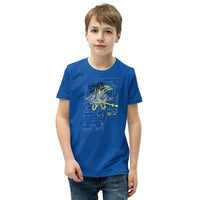 STREB/Voodo Fé Flying Machine Fall Colors Collection Unisex Youth Short Sleeve T-Shirt